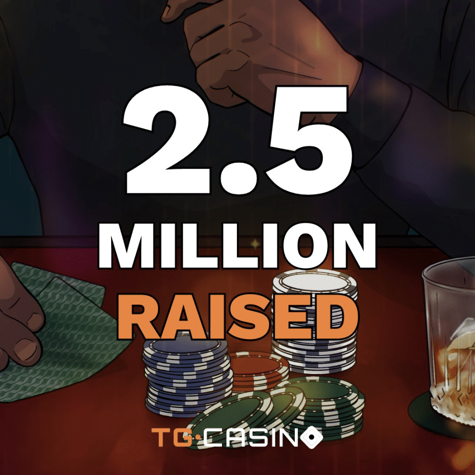Vorbei an RollBit ($RLB), TG.Casino ($TGC) sammelt $2,5 Mio. ein